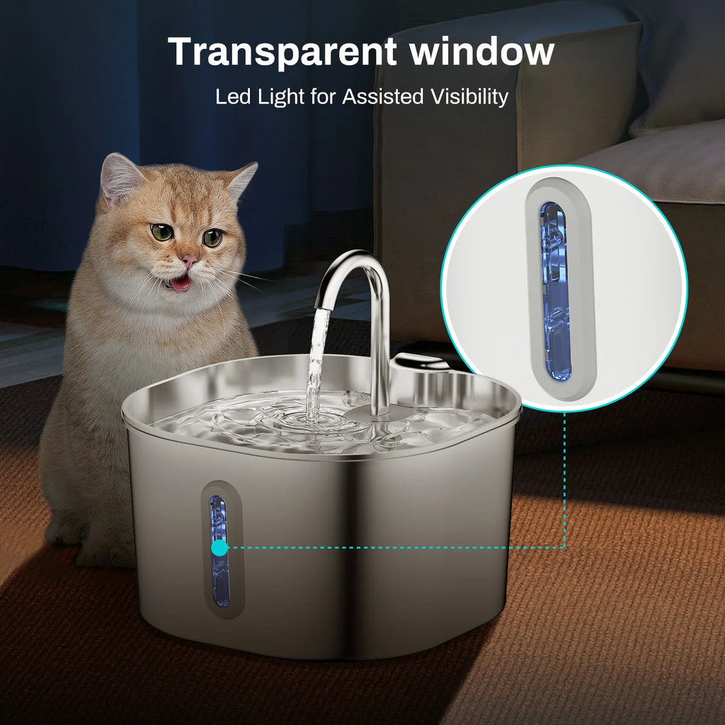 Fenêtre de niveau transparente avec lumière LED