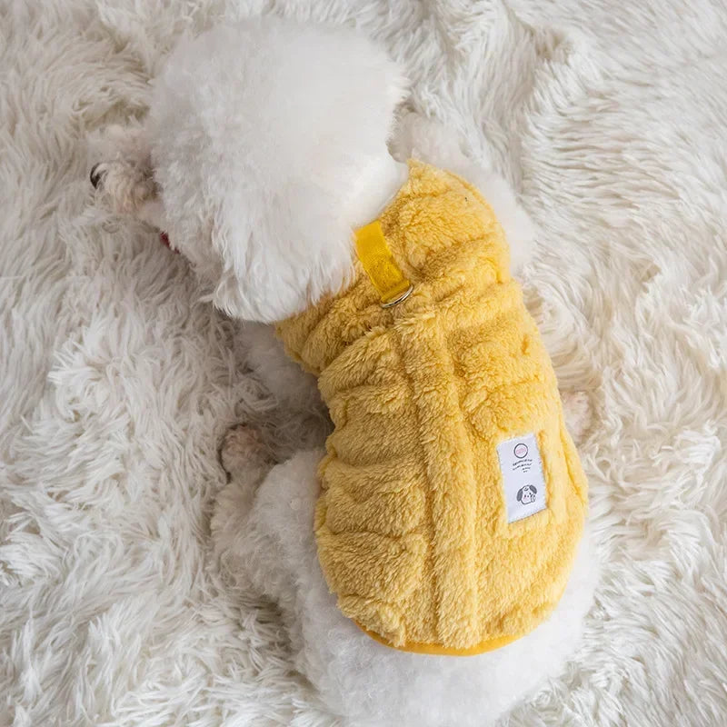 Pull polaire couleur Jaune