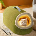 Maison chauffante électrique pour chat