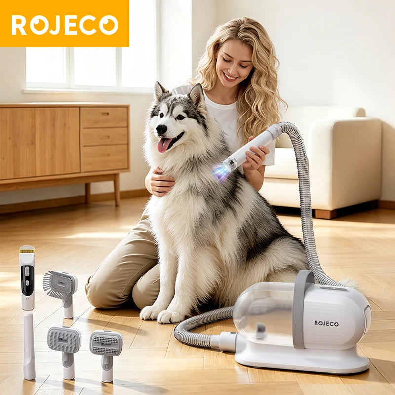 Kit de toilettage aspirant 5-en-1