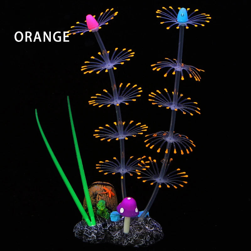 Plante silicone couleur Orange