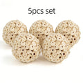 Lot de 5 balles sola naturelles pour oiseaux