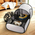Tente catio pliable pour chat avec tunnel